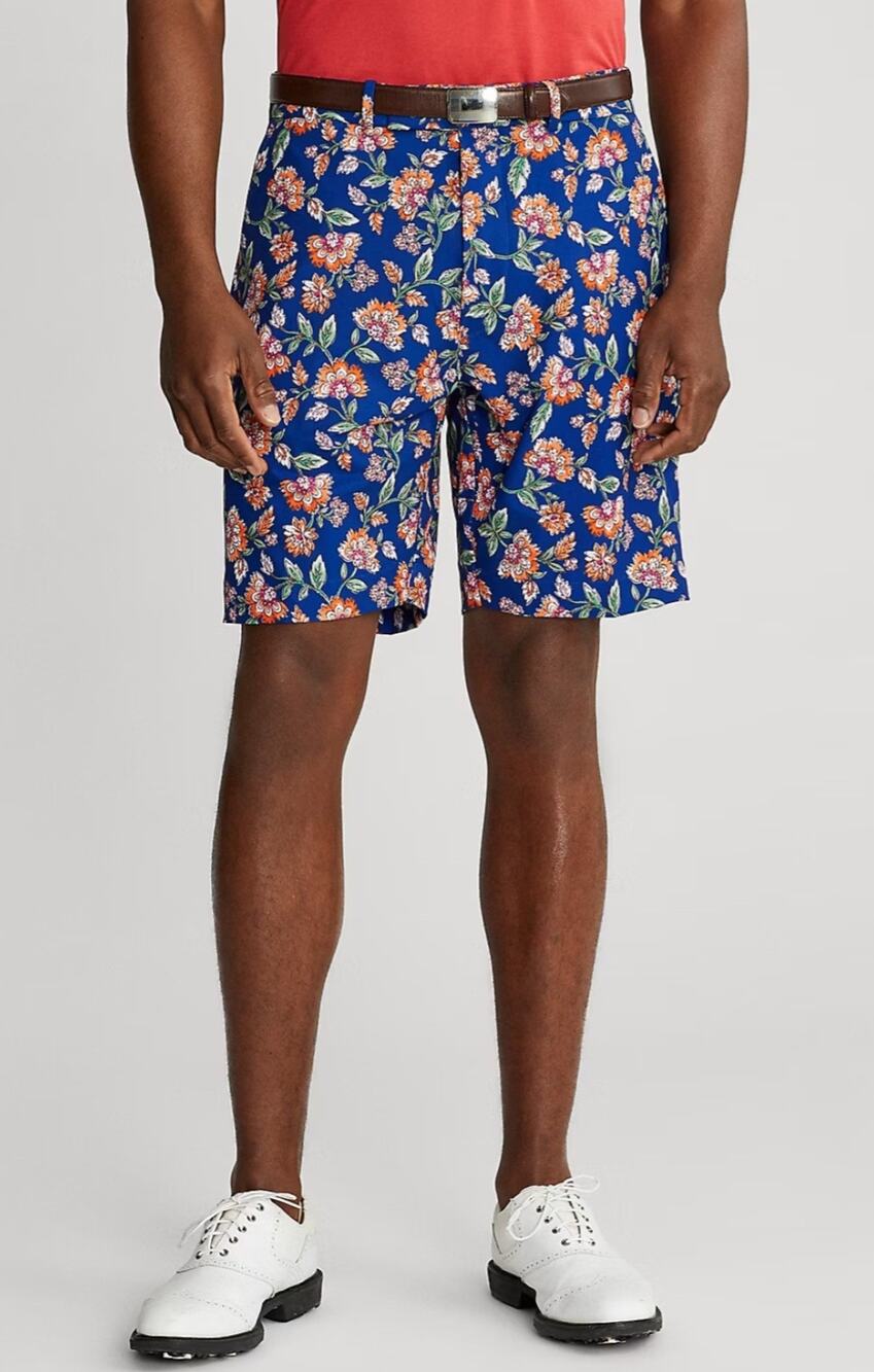 NWT RLX Ralph Lauren Shorts Mens Water Repellent Golf Classic Fit Floral